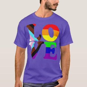 Love Progress Gay Pride LGBT T-Shirt