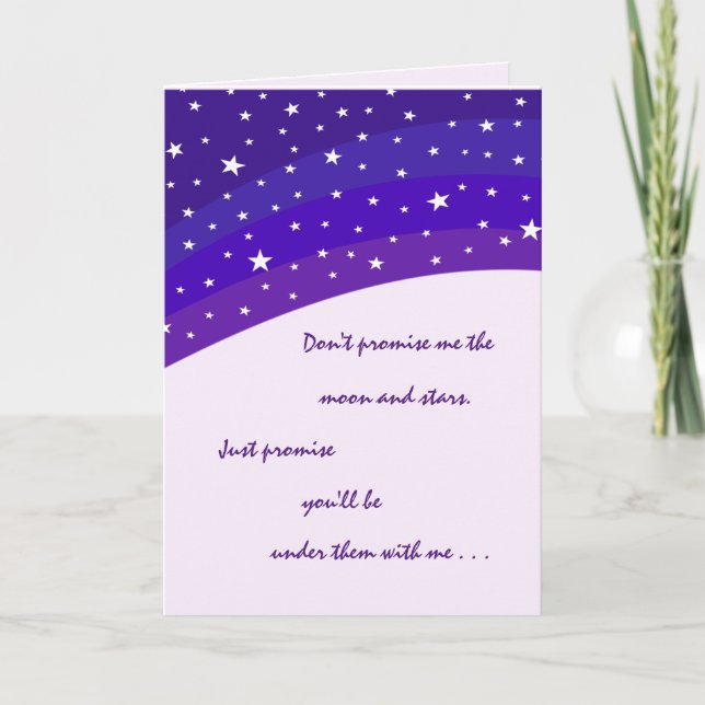 Love Promises Anniversary Greeting Card (Front)