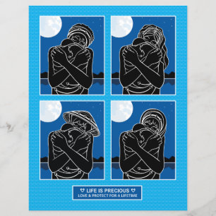 Love & Protect_Flat Paper Sheet 8.5"x11"
