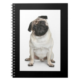 Love Pug Puppy Dog White Notebook / Journal