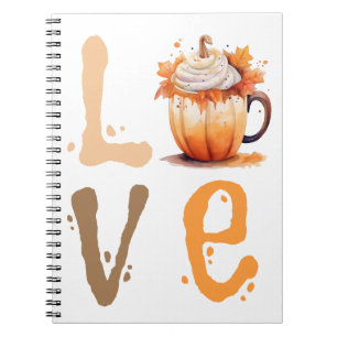 Love Pumpkin Spice Notebook