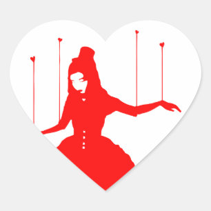 love puppet heart sticker