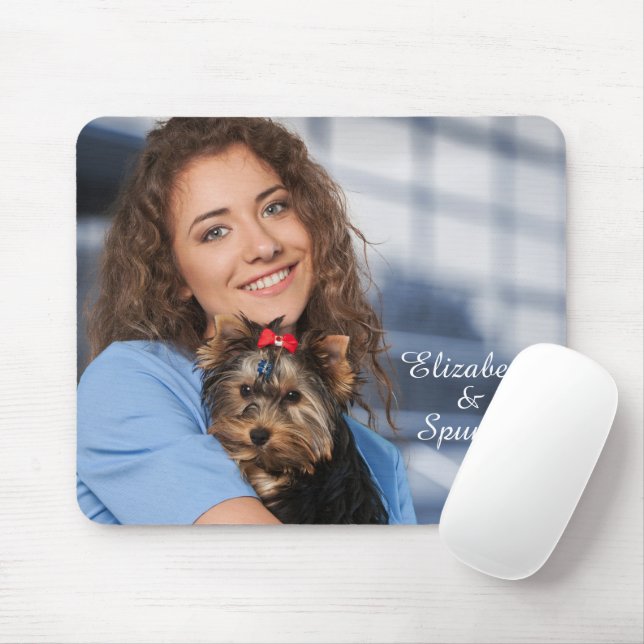  Love Puppy Dog Pet Animal Photo Personalise  Mouse Mat (With Mouse)