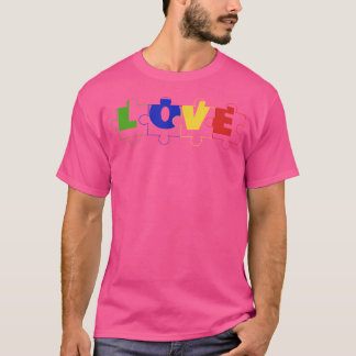Love Puzzle Quiz Games Gift Jigsaw Puzzle Pieces G T-Shirt