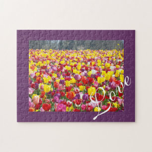 Love puzzles Tulip Flowers Spring Gardens gifts