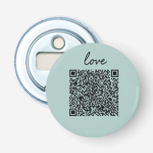 Love QR Code  Bottle Opener