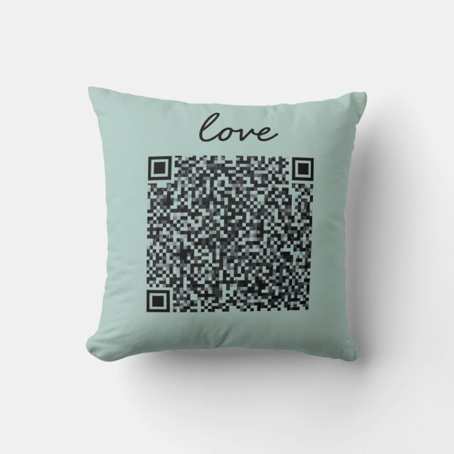 Love QR Code  Cushion (Front)