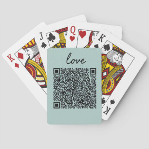 Love QR Code Playing Cards