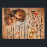 Love Quote For Boyfriend, Boyfriend Birthday Gift Poster<br><div class="desc">Love Quote For Boyfriend,  Boyfriend Birthday Gift</div>