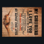 Love Quote For Girlfriend,Girlfriend Birthday Gift Poster<br><div class="desc">Love Quote For Girlfriend, Girlfriend Birthday Gift</div>