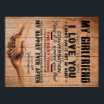 Love Quote For Girlfriend,Girlfriend Birthday Gift Poster<br><div class="desc">Love Quote For Girlfriend, Girlfriend Birthday Gift</div>