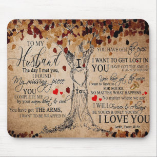 Love Quote For Husband Best Gift For Husband Mouse Mat