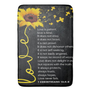 Love Quote For Husband Cute Decor Bath Mat