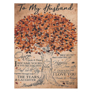 Love Quote For Husband Gift Idea, Husband Birthday Tablecloth