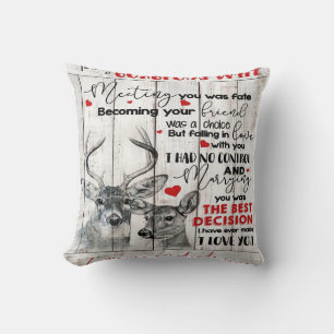 Love Quote For Wife Birthday, Wife Couple Wedding Cushion