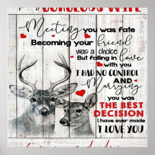 Love Quote For Wife Birthday, Wife Couple Wedding Poster