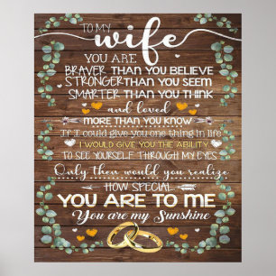 Love Quote For Wife Home Decoration