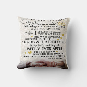 Love Quote For Wife Matching Couples Gift Cushion