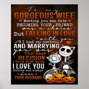 Love Quote For Wife Trendy Present For Wife Poster