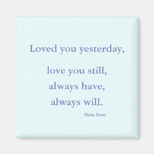 Love Quote Magnet