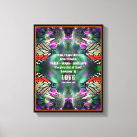 Love Quote Monarch Butterfly Inspirational