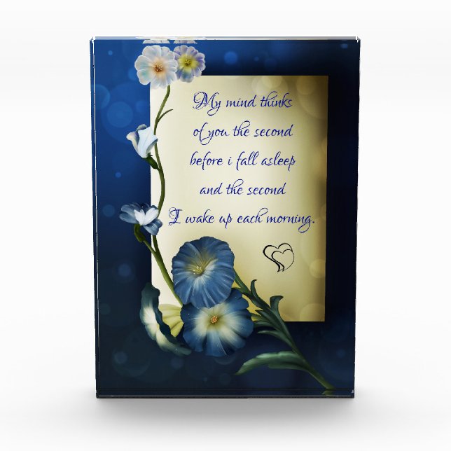 Love Quote Photo Block (Front)