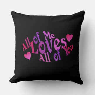 Love Quote Throw Pillow Valentine's Gift