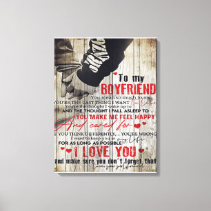 Love Quotes To Husband   To My Husband Letter   Canvas Print