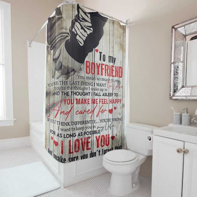 Love Quotes To Husband | To My Husband Letter | Shower Curtain (In Situ)