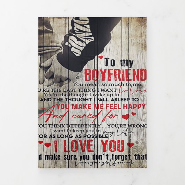 Love Quotes To Husband | To My Husband Letter | Tri-Fold Announcement (Cover)