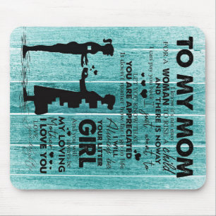 Love Quotes To Mother To My Mum Letter Mouse Mat