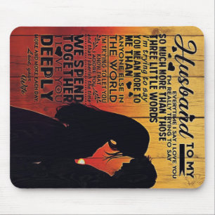 Love Quotes To My Husband, Home Decor Mouse Mat