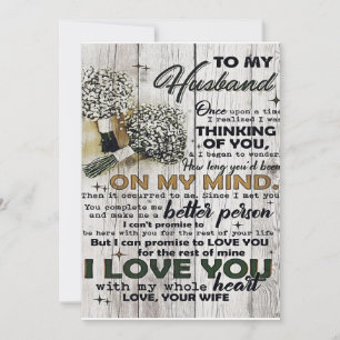 Love Quotes To My Husband, Trendy Gift Holiday Card