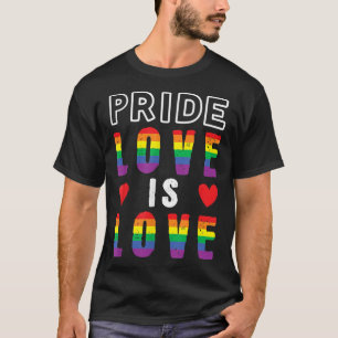 Love Rainbow Flag Gay Pride LGBTQ LGBT Pride Month T-Shirt