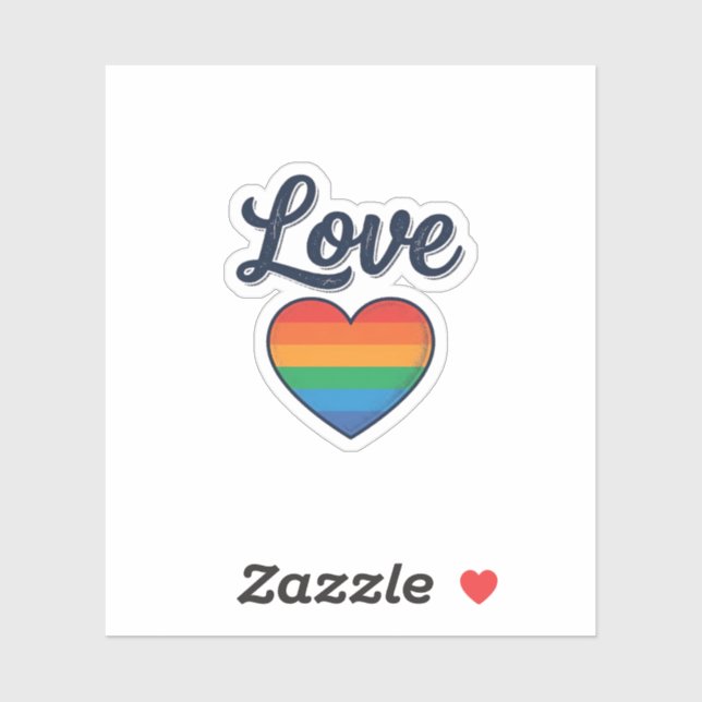 Love Rainbow Heart Pride Vector Shirt Design_1 (Sheet)
