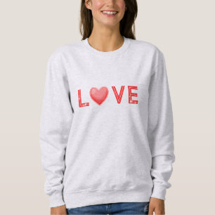 LOVE Rainbow Heart Women's Sweatshirt