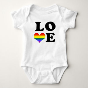 Love Rainbow Pride Baby Bodysuit