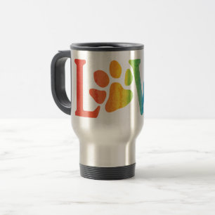 Love Rainbow Travel Mug