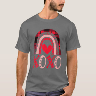 Love Rainbow XOXO Valentine Day T-Shirt
