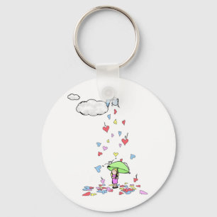 Love Rains Down Key Ring