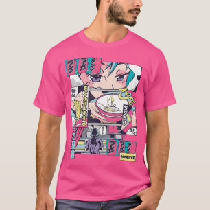 Love Ramen Anime Noodles Kawaii Japanese Japan Ske T-Shirt