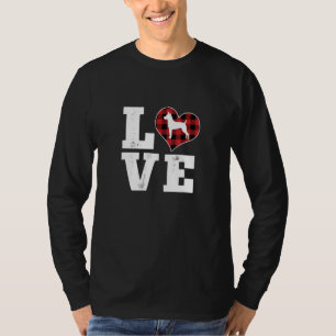 Love Rat Terrier Dog Lover Gifts Cute Dog Valentin T-Shirt