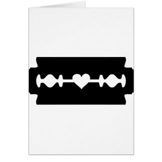 love razor blade heart