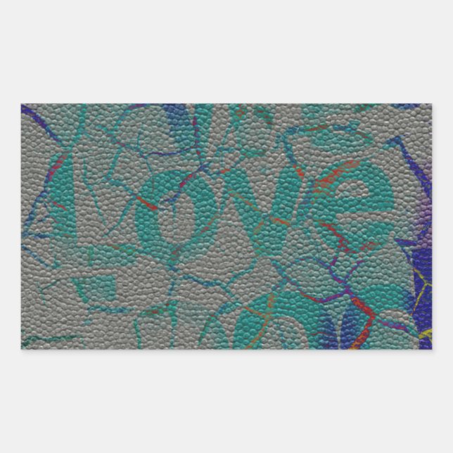 Love Rectangular Sticker (Front)