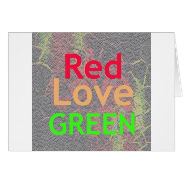 LOVE RED GOLDEN GREEN (Front Horizontal)