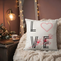 Love Red Heart Floral Romantic Gift