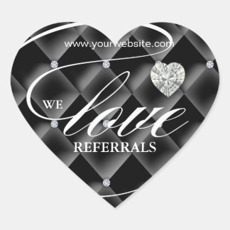 Love Referrals Sticker Jewellery Heart