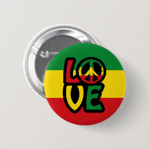 Love Reggae 6 Cm Round Badge