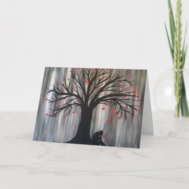 Love Reigns Down Sympathy Card (Front)