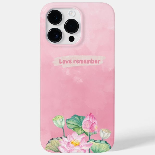 Love Remember  Case-Mate iPhone Case (Back)